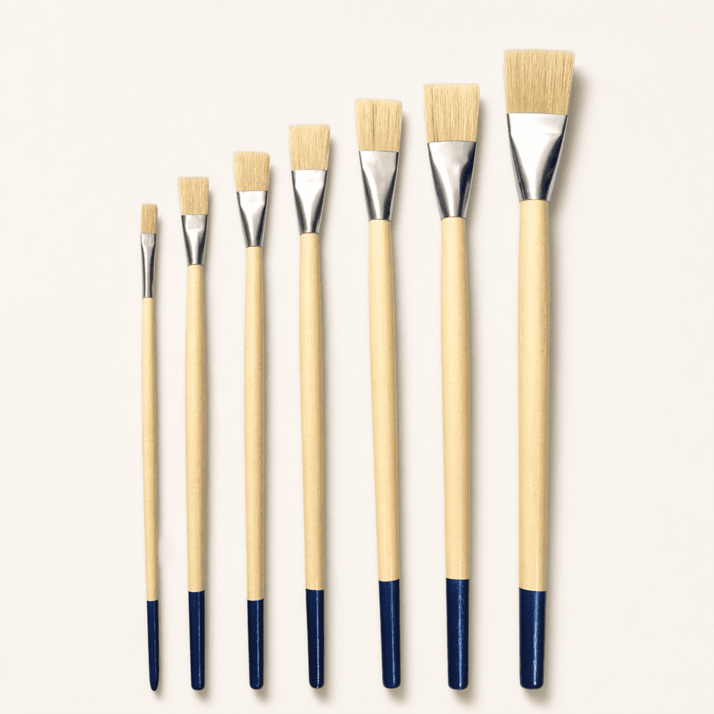 Angular Brush Set — 6 pcs · Taklon