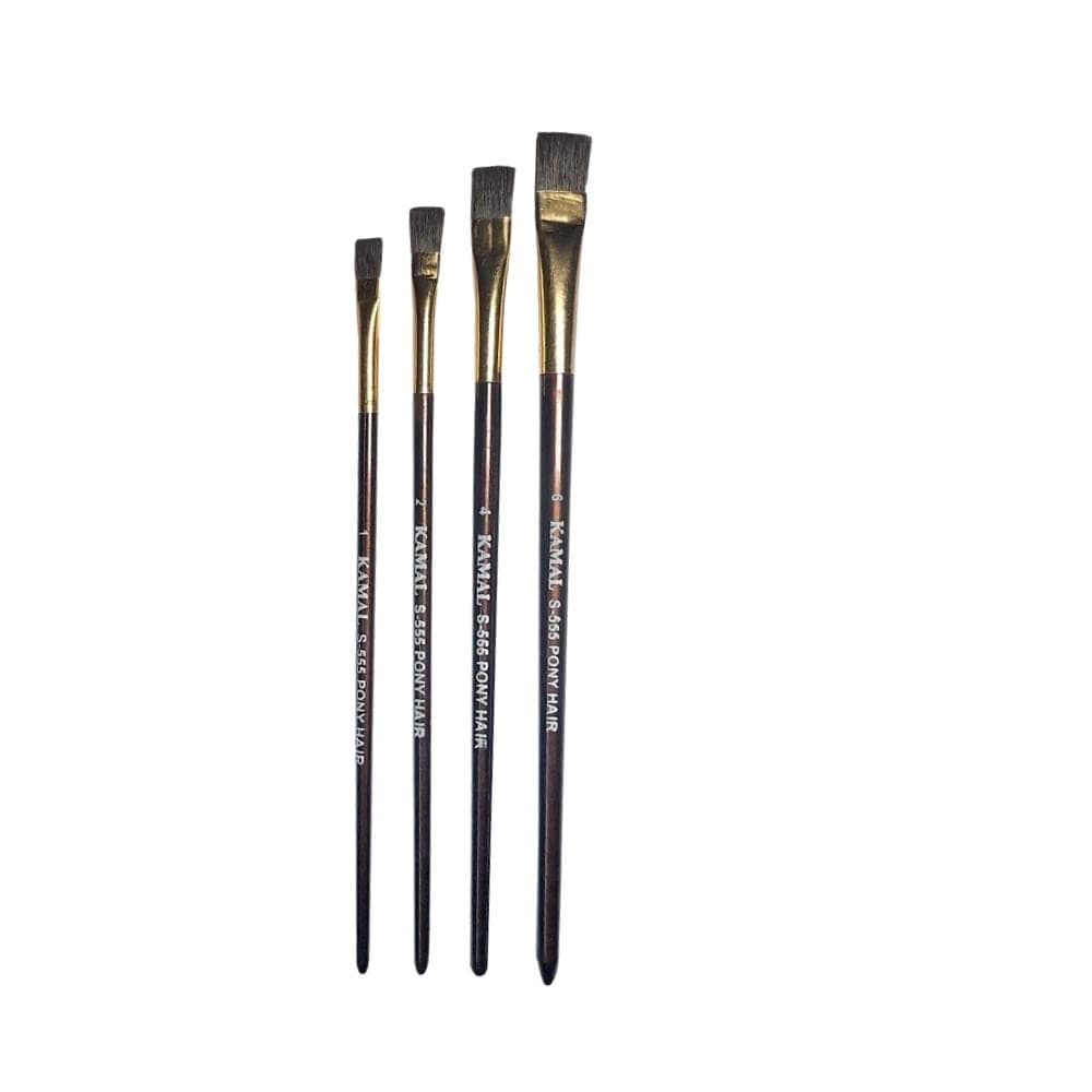 Flat Brush Set — Pony Hair