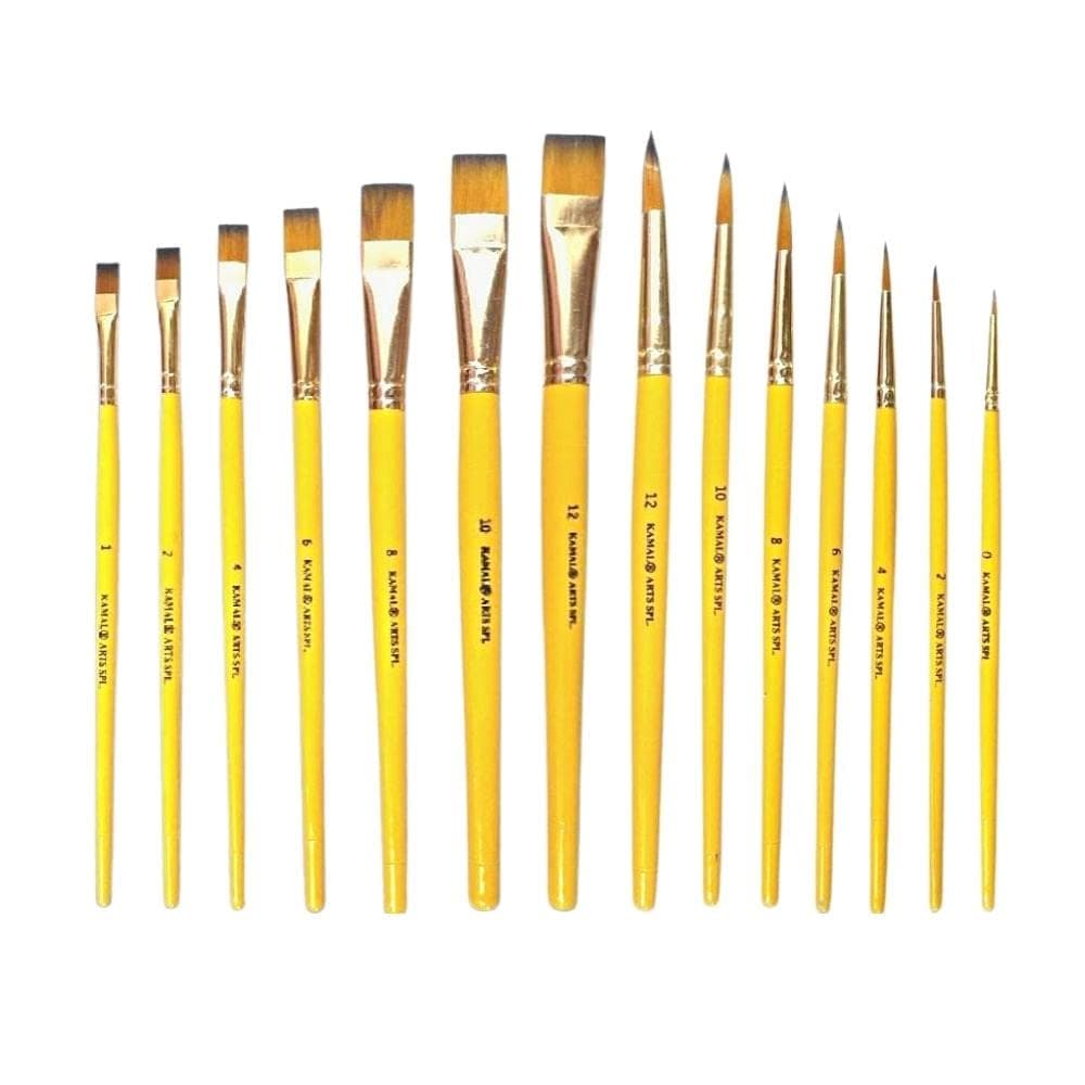 Flat Brush Combo — Short Handle
