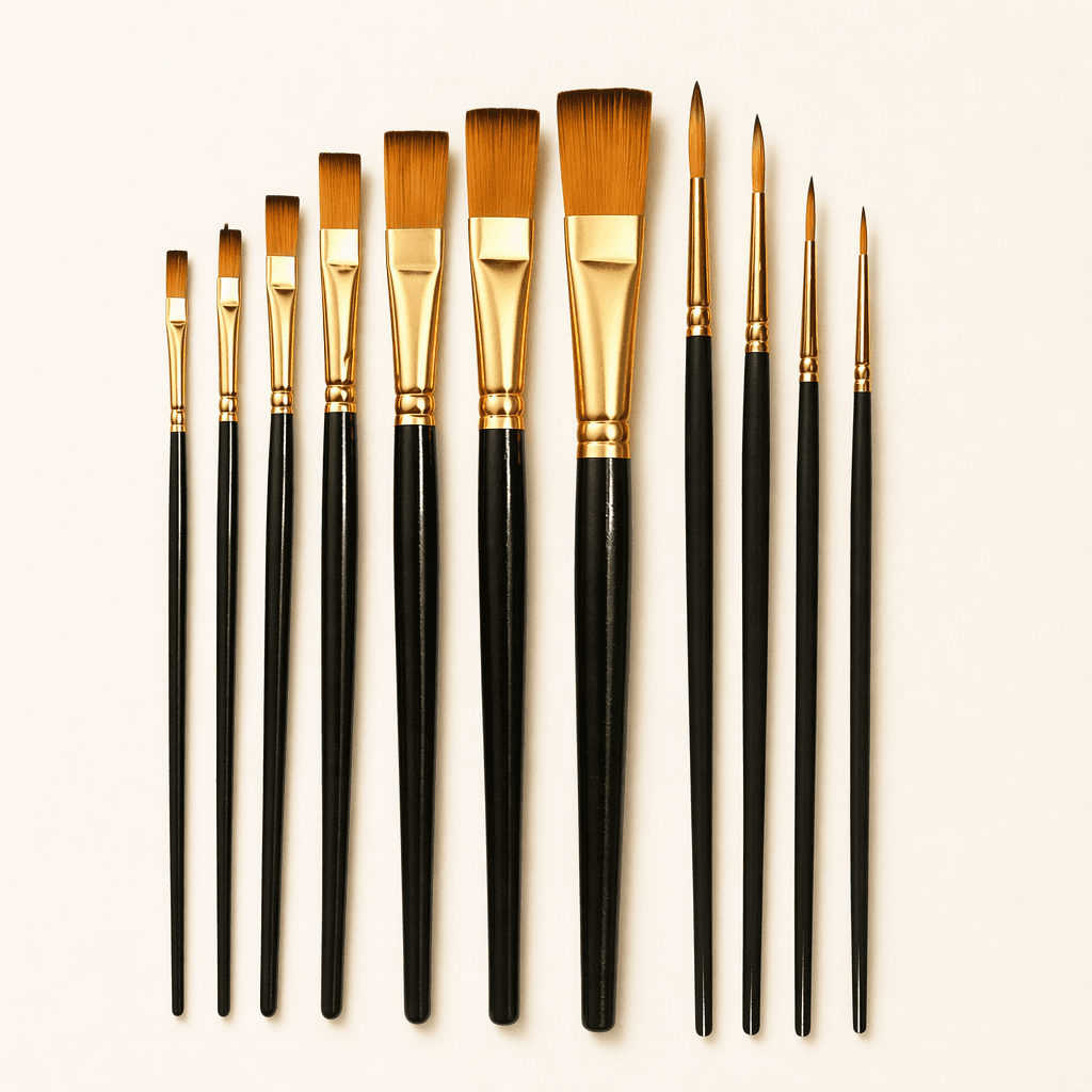 Flat & Round Combo — 11 pieces