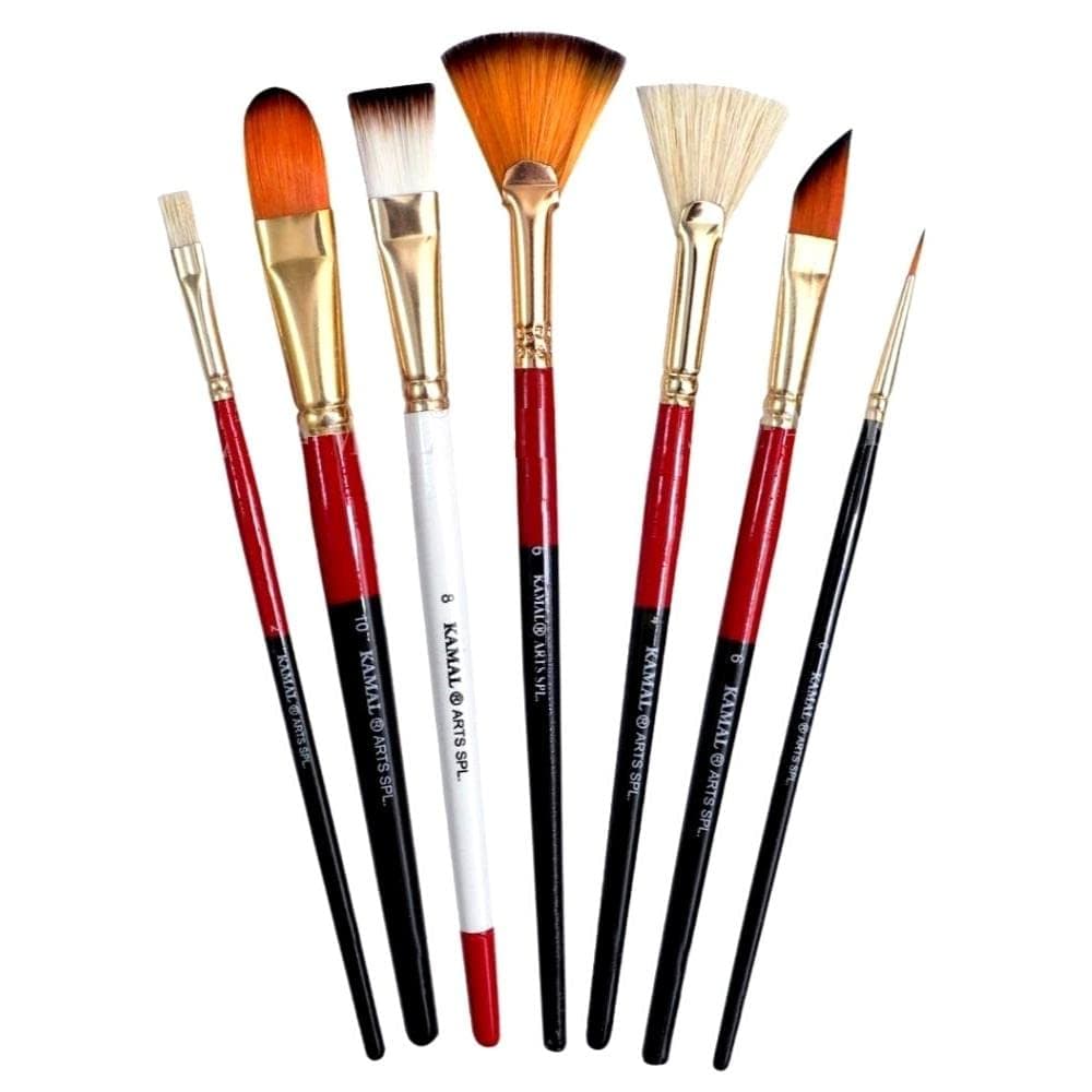 Mix Brush Set — 7 pieces (Two-Tone)