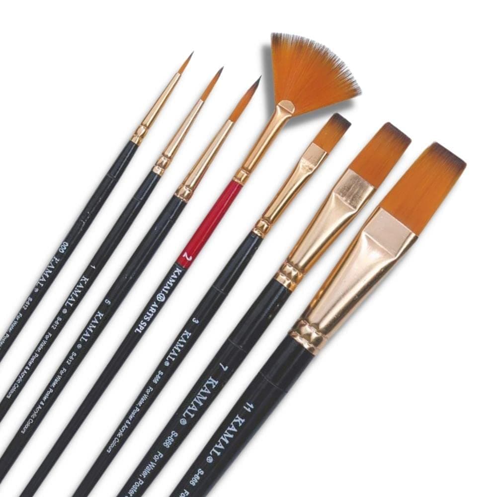 Mix Essential Brush Set — 7 pieces