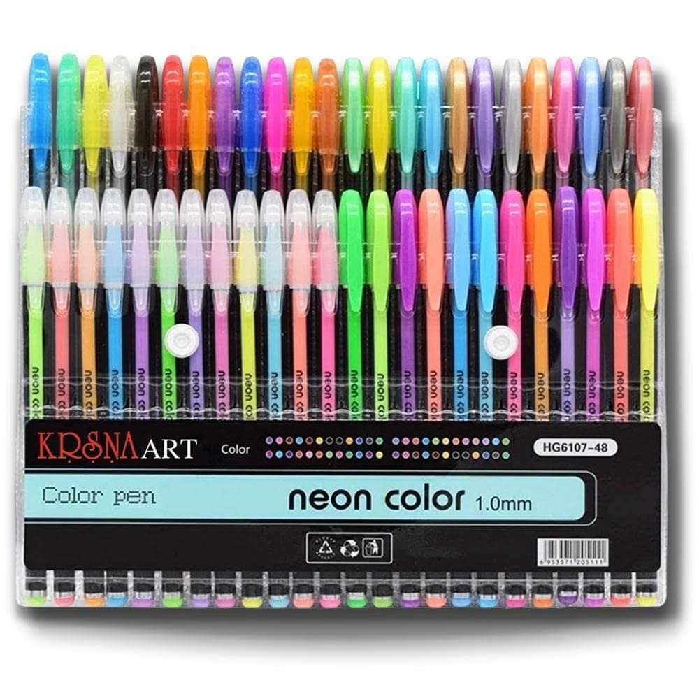 Gel Pen Set — 48 pcs