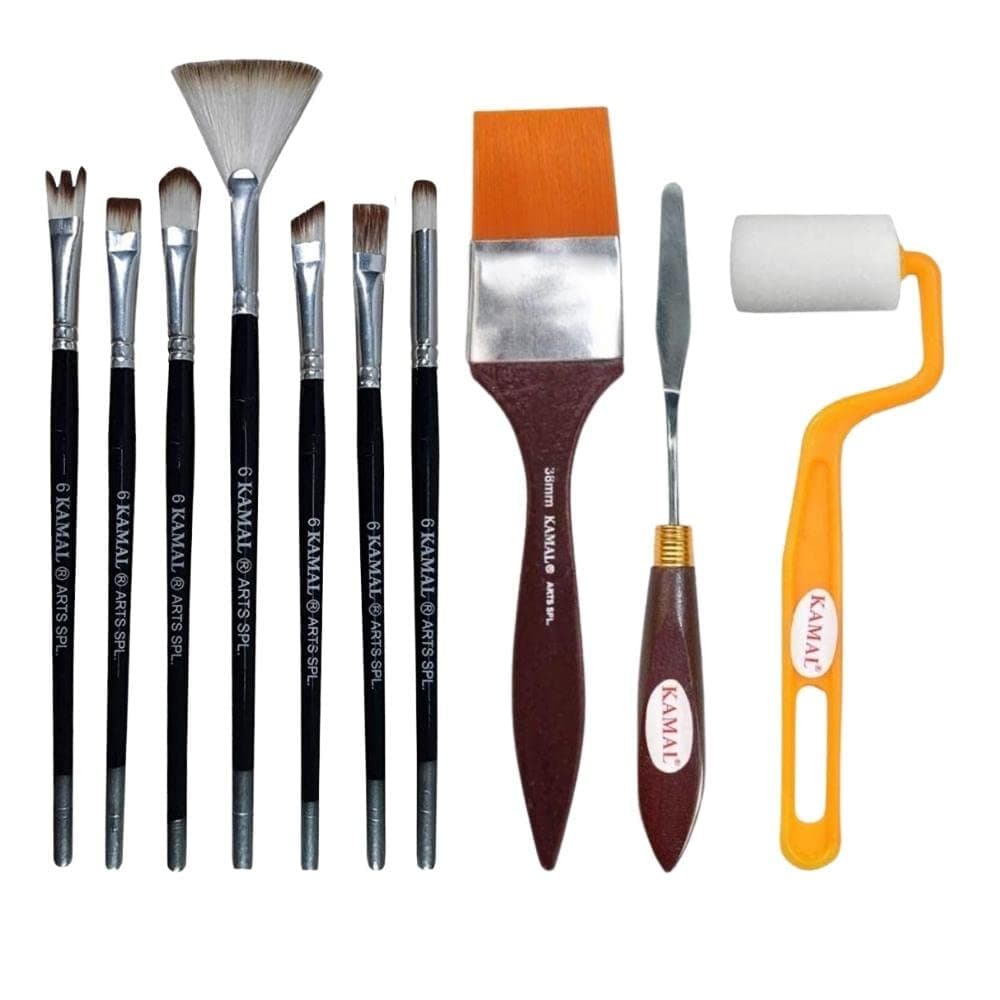 Mixed Painting Tool Kit — 10 pcs