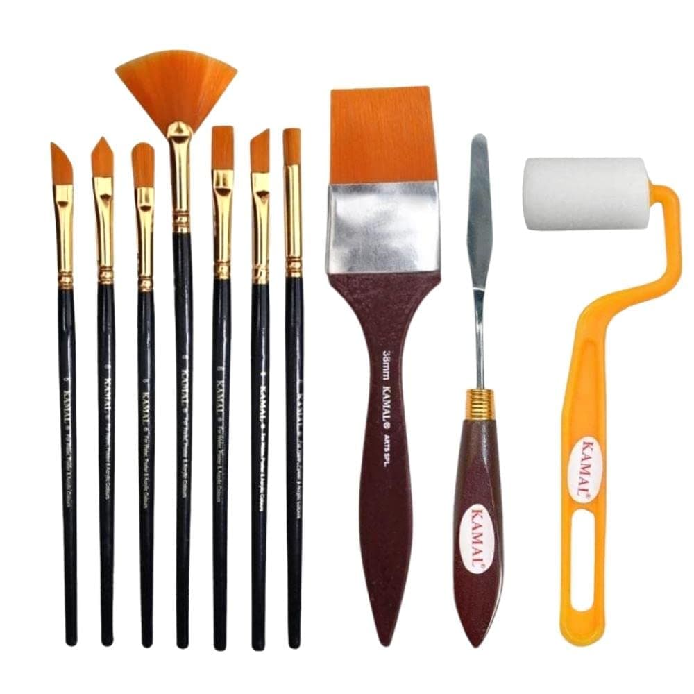 Mixed Painting Tool Kit — 10 pcs