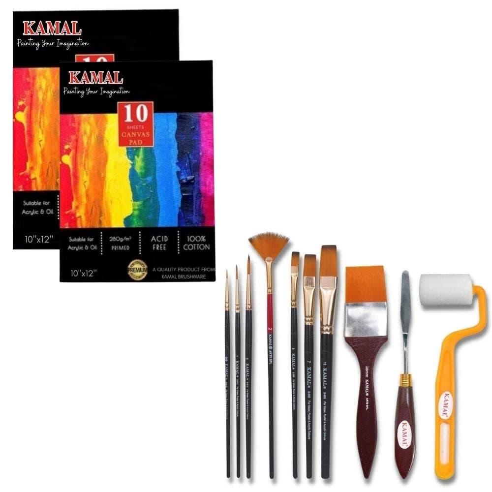Painting Toolkit — 2 pcs · Combo with Canvas