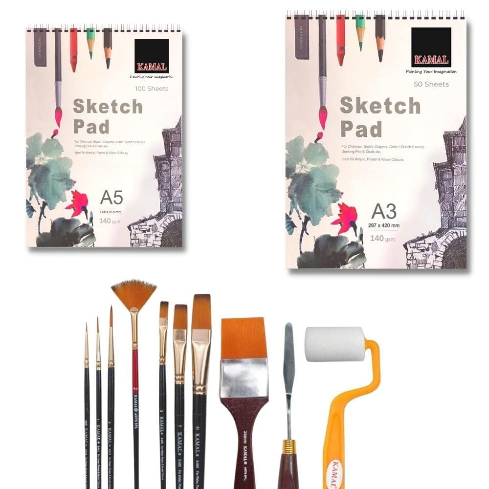 Painting Toolkit — 2 pcs · Combo with Sketch Pad