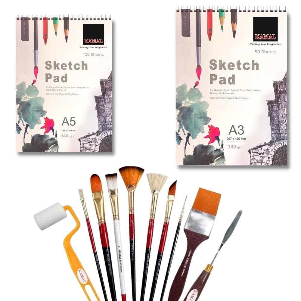 Painting Toolkit — 2 pcs · Combo with Sketch Pad