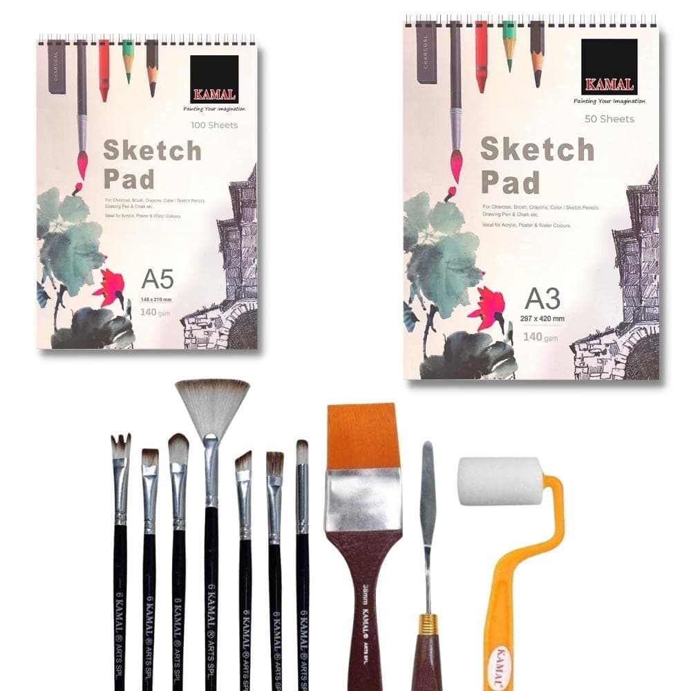 Painting Toolkit — 2 pcs · Combo with Sketch Pad