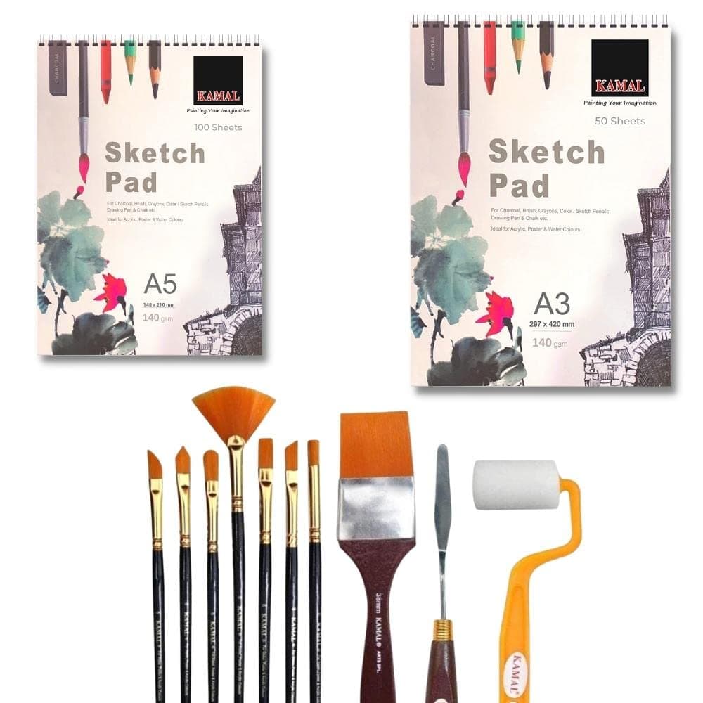 Painting Toolkit — 2 pcs · Combo with Sketch Pad