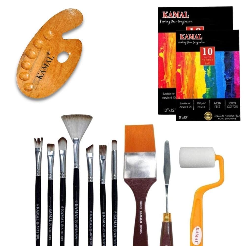 Painting Toolkit — 2 pcs with Canvas