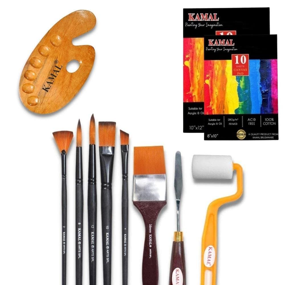 Painting Toolkit — 2 pcs with Canvas