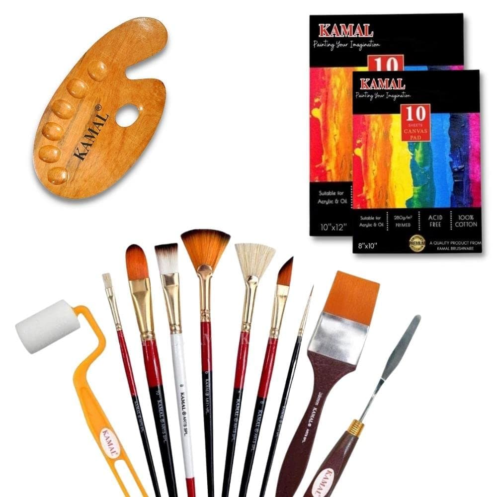 Painting Toolkit — 2 pcs with Canvas