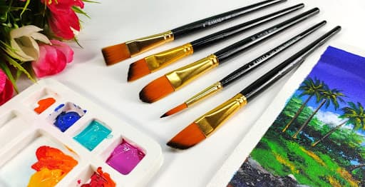 Bench Check, Each brush is tested on a swatch of paint before it leaves the workshop. If it doesn't lay down clean, it doesn't ship.