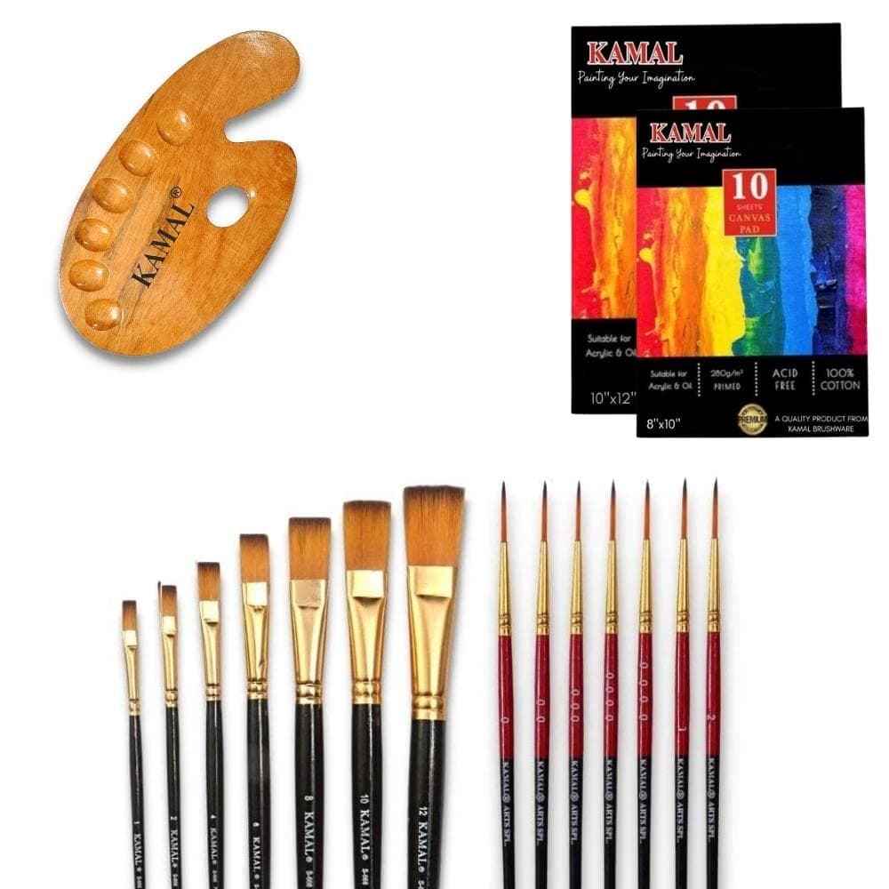 Script Liner Set — 2 pcs · Golden-Black with Canvas