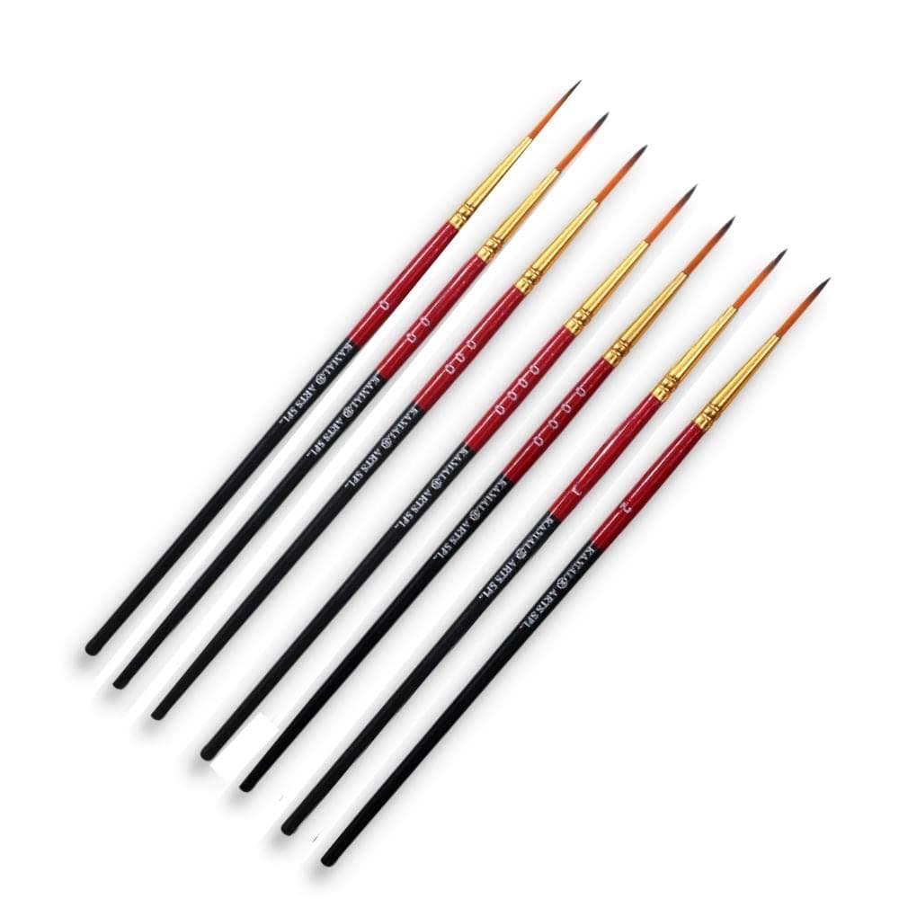 Detail & Script Liner Set — 7 pieces