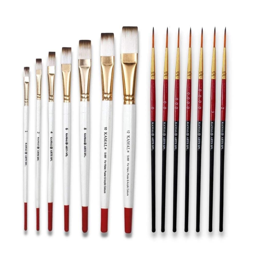 Script Liner Set — 7 pcs · Combo · Taklon