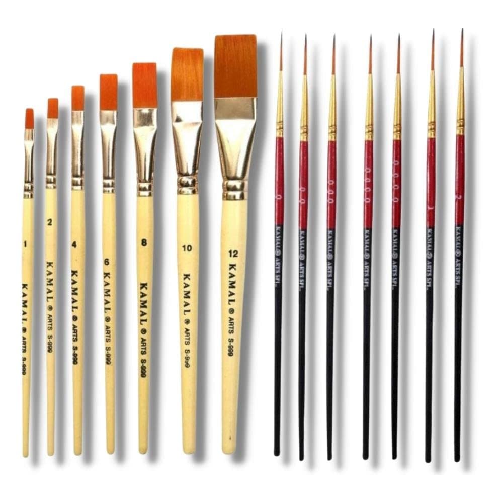 Script Liner Set — 7 pcs · Combo · Taklon